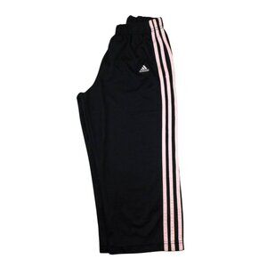 Adidas Womens Sports Jogging Pants Athletic Black and White Size Small    JH849